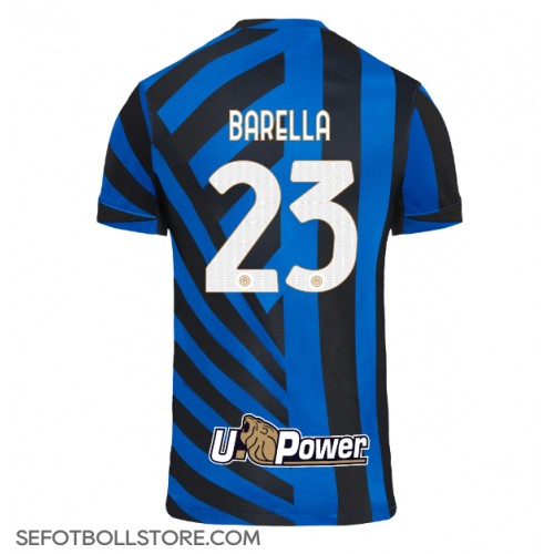 Inter Milan Nicolo Barella #23 Replika Hemmatröja 2024-25 Kortärmad